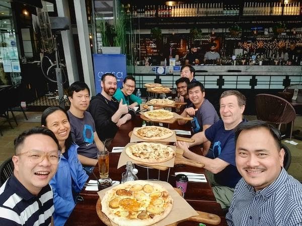 Code.Sydney's end of year mentor lunch 2021