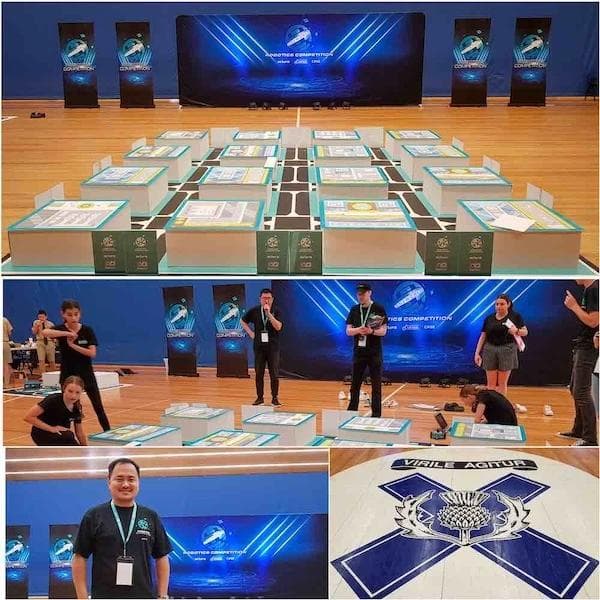 Code.Sydney Director Engrammer Bollas as a Guest judge at Actura's OneWorld Robotics Competition.